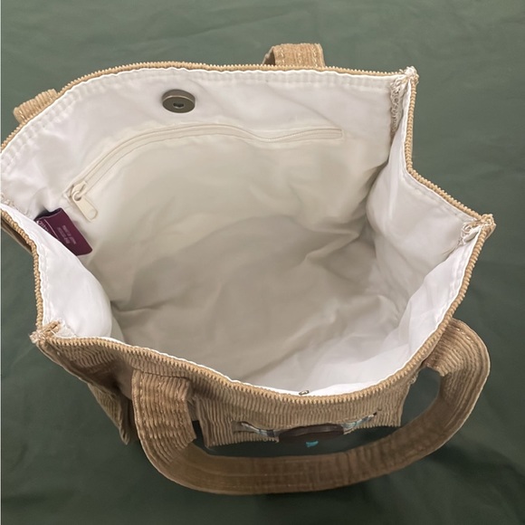 vintage y2k corduroy mini aeropostale tote bag - Picture 4 of 5